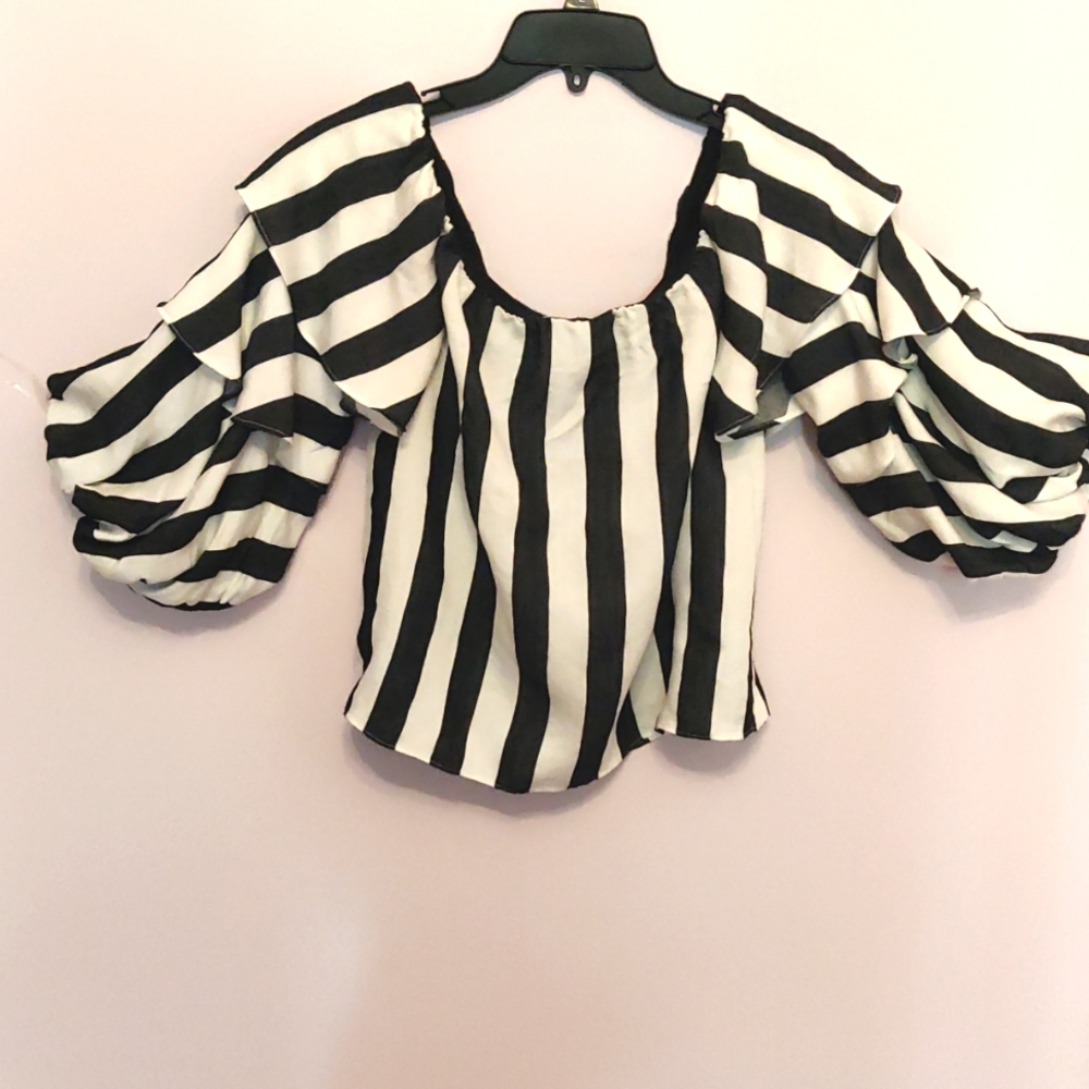 Scripted fancy blouse - Picture 3 of 5